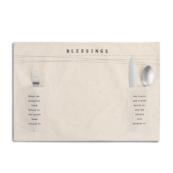 Demdaco Kitchen Nwt Demdaco Blessings Set Of 4 Utensil Pocket